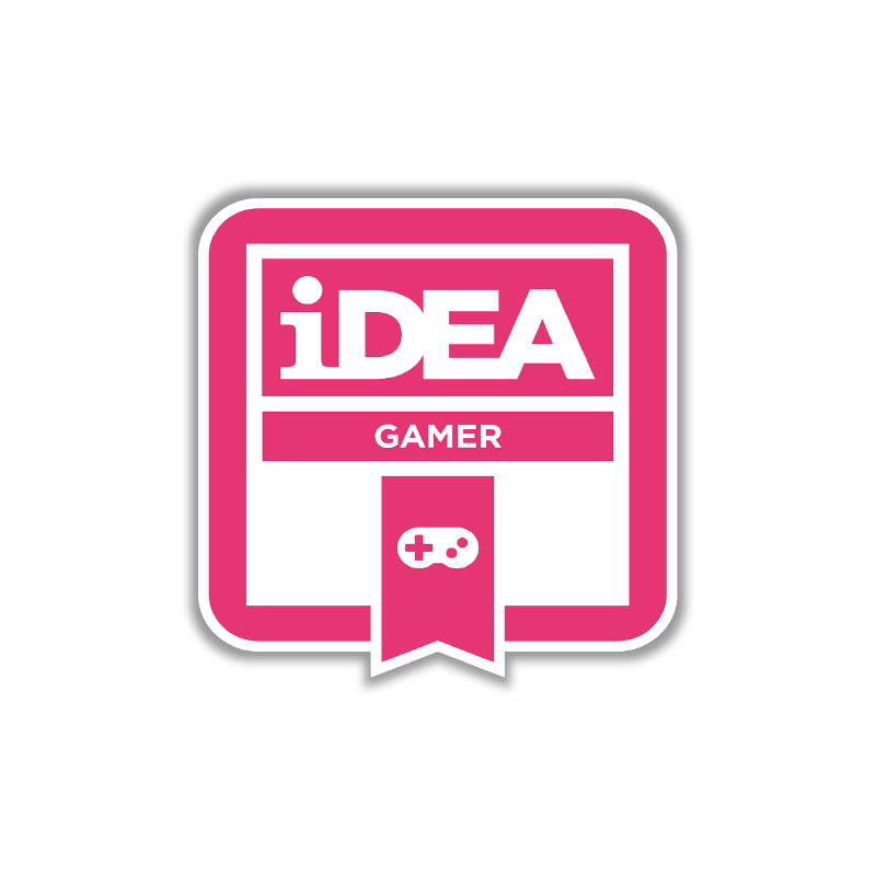 iDEA Gamer Pin Badge